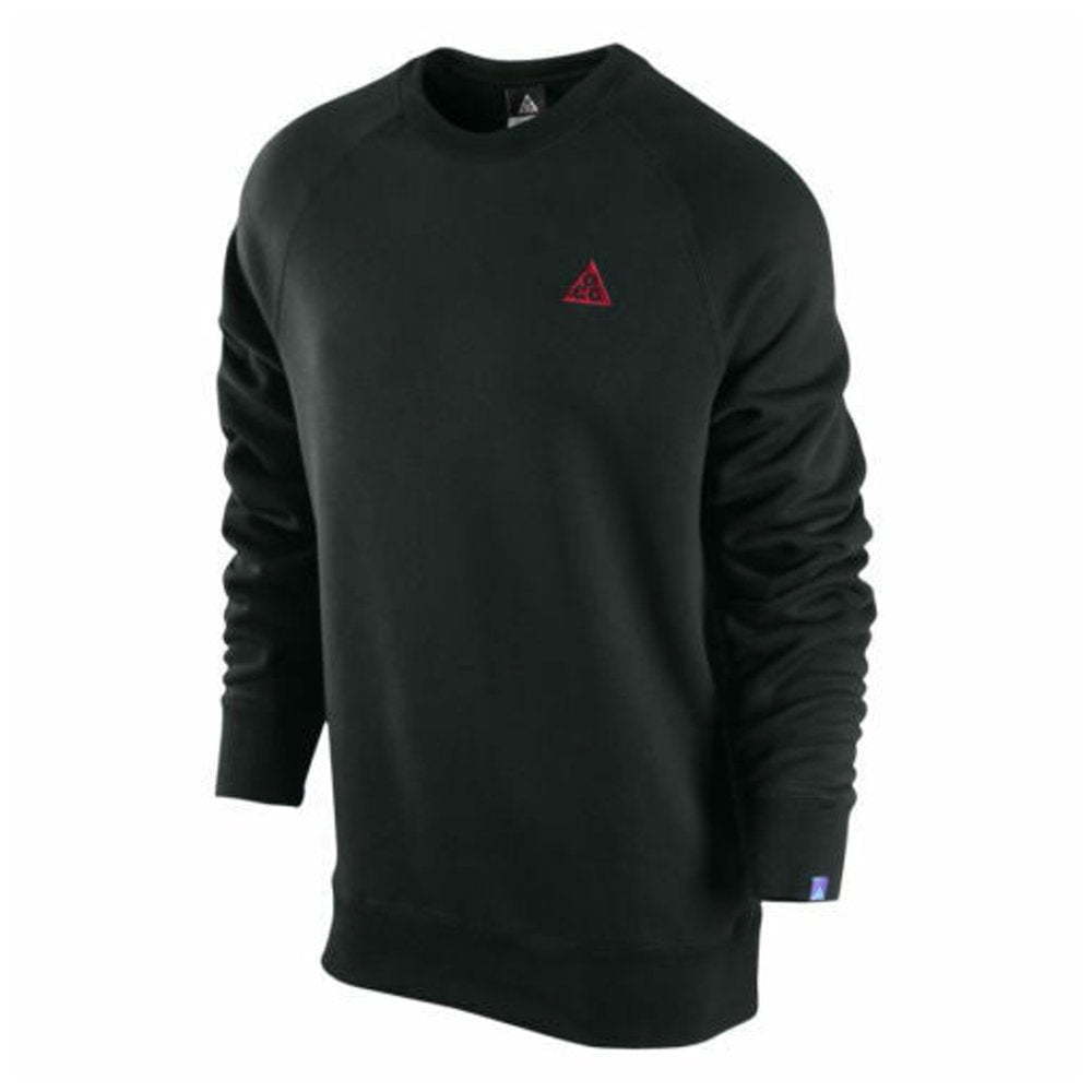 Nike Mens Classic Crew Sweatshirt Size Black XS